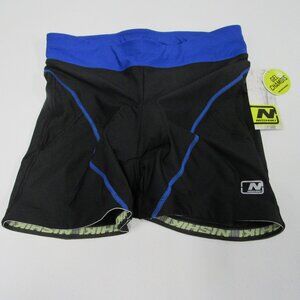 NWT Nishiki Deluxe Padded Cycling Shorts Women’s sz L Caviar Electric Blue